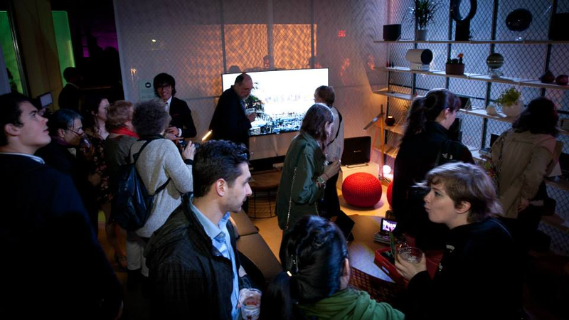 Illustration for article titled Scenes from Gizmodo's Home of the Future Opening Night Party